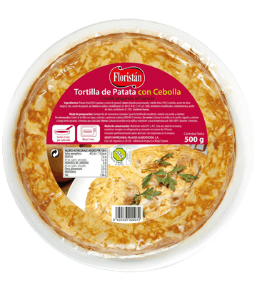 Medium potato omelette with onion