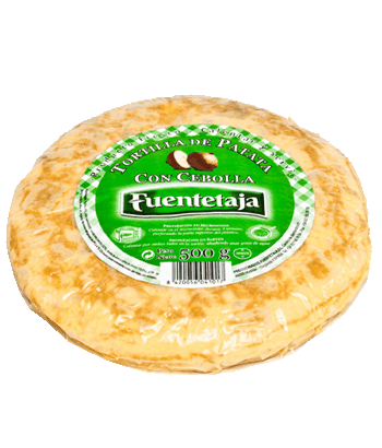 Pasteurised potato tortilla with onion