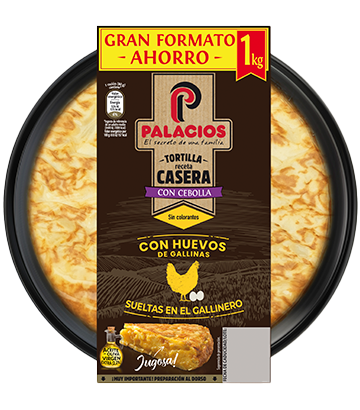 Palacios homemade recipe spanish omelette with onion, 1 kg