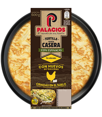 Palacios homemade recipe tortilla with courgette 600g