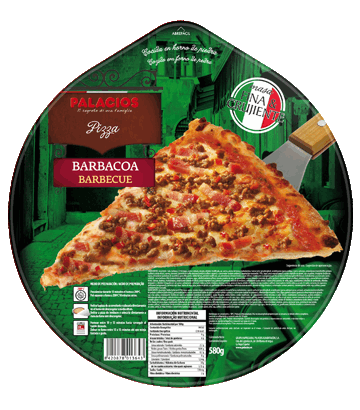 Barbecue Familiar pizza 580g